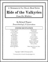 Ride of the Valkyries Concert Band sheet music cover